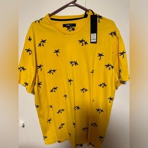 Men palm tree t shirt brand new XL